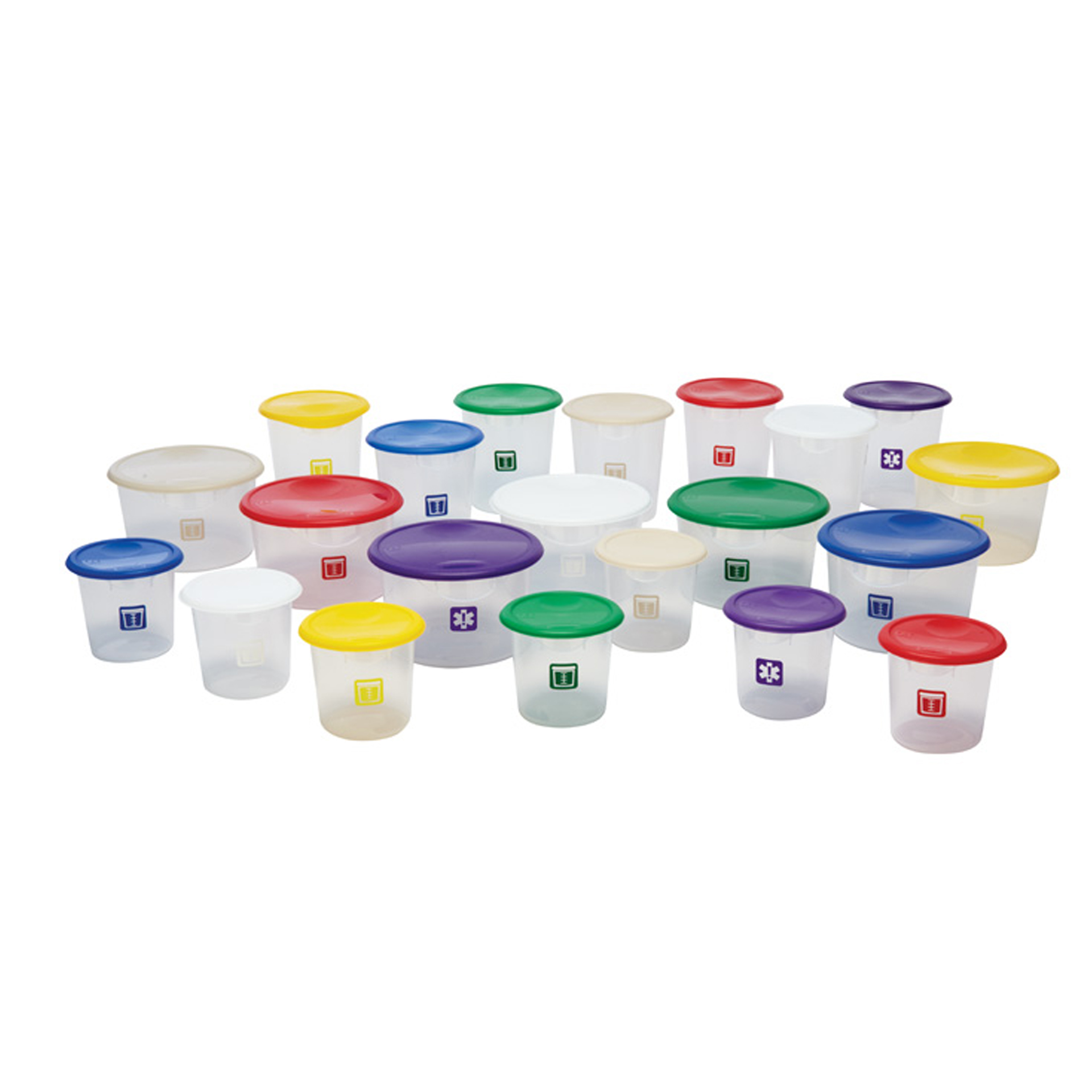 กล่องเก็บวัตถุดิบอาหาร Color-Coded Round Container ขนาด 12 qt สีเหลือง