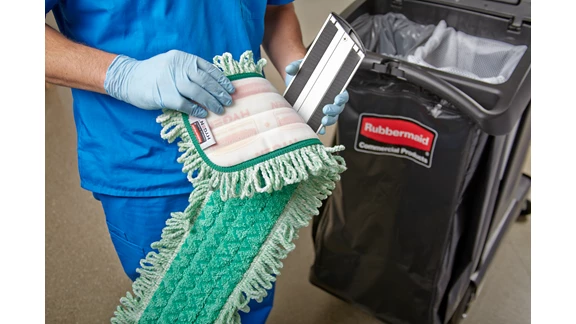 เฟรมผ้าถูพื้น ขนาด 47 นิ้ว HYGEN™ Quick-Connect Frame สีเหลือง