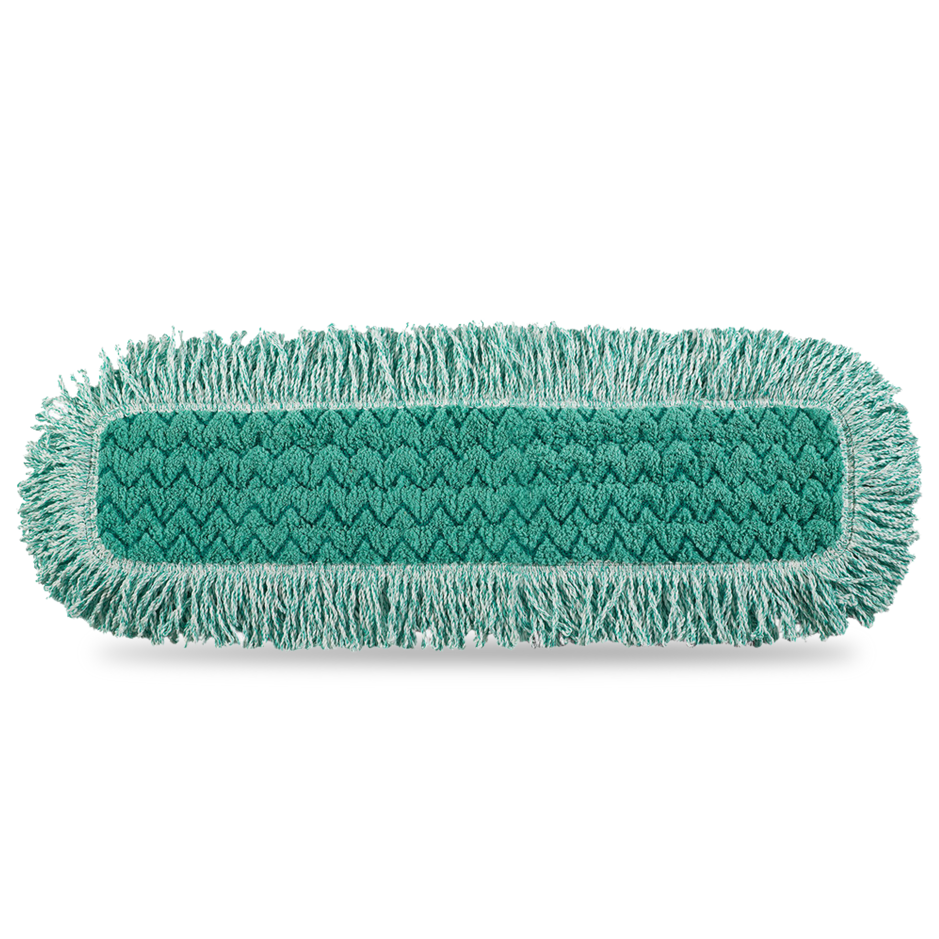 HYGEN 24'' (61 cm.) MICROFIBER DUST MOP WITH FRINGE-GREEN