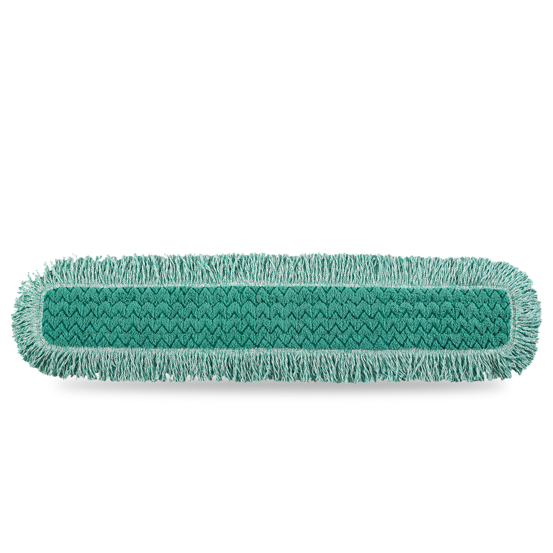 36''(91.4 cm.) MICROFIBER DUST MOP WITH FRINGE-GREEN