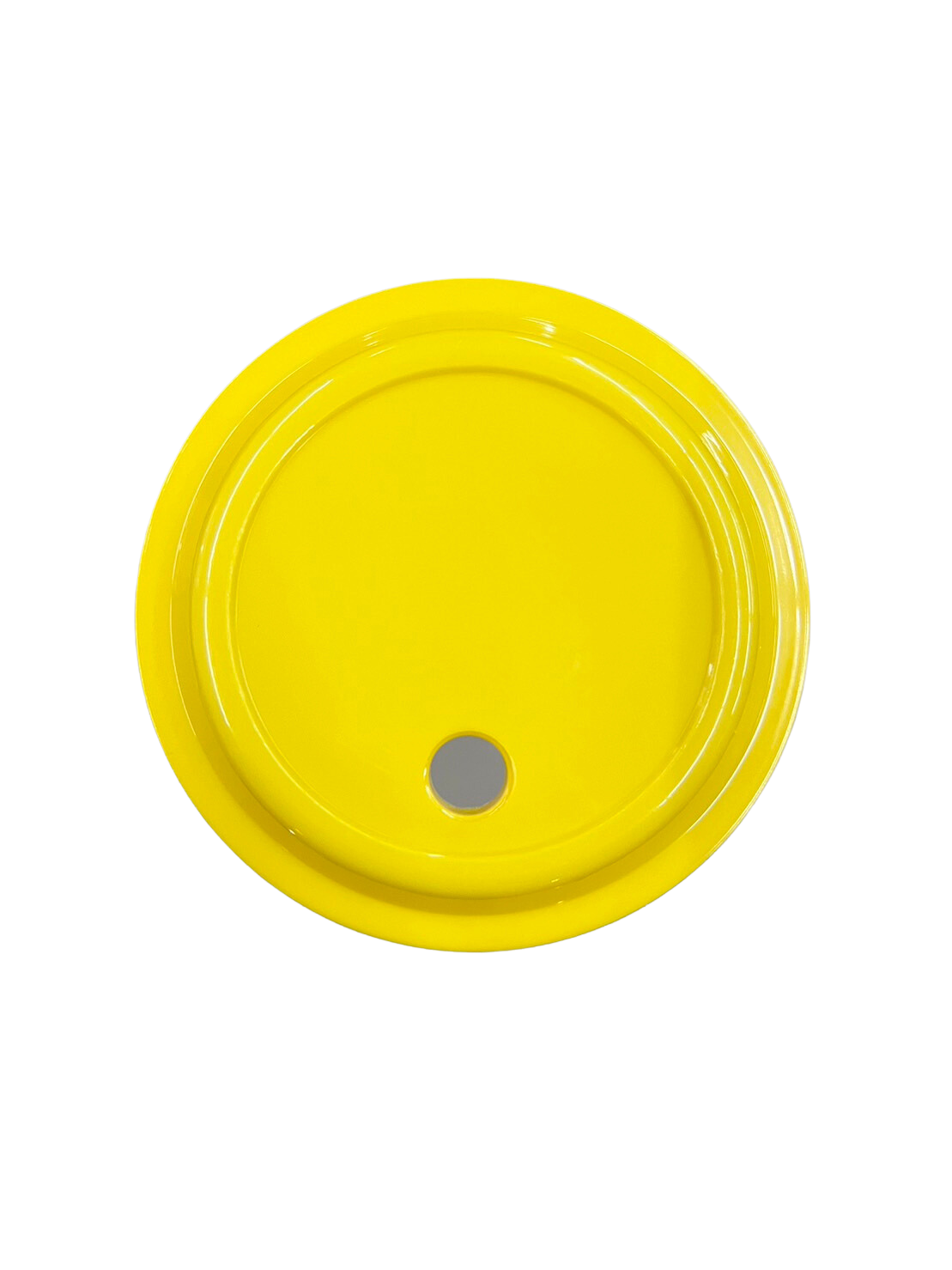แก้วพลาสติกใส 22 Oz. พร้อมฝาสีเหลือง (20PC/PACK)