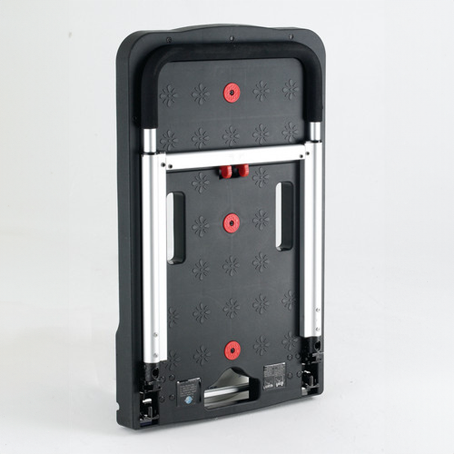 รถเข็นชั้นเดียวพับเก็บได้ 4 ล้อ Aluminum Portable Trolley 150Kg.