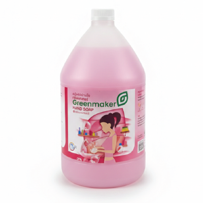 ผลิตภัณฑ์สบู่เหลวล้างมือ Hand Soap Pink Greenmaker 3.8 ลิตร 