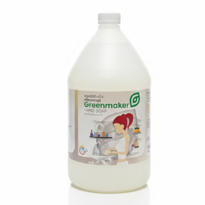 ผลิตภัณฑ์สบู่เหลวล้างมือ Hand Soap White Greenmaker 3.8 ลิตร