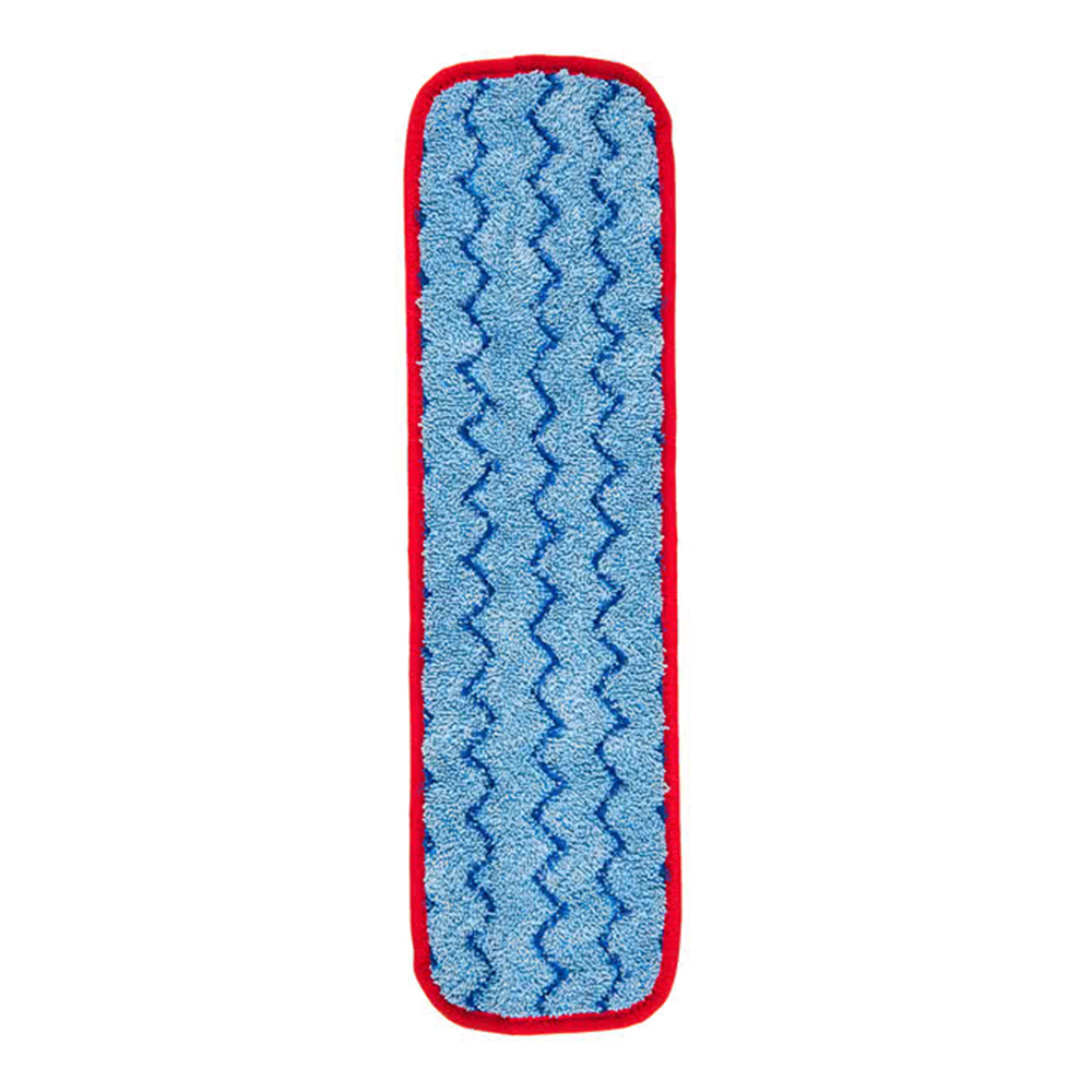 ผ้าไมโครไฟเบอร์สำหรับถูพื้น HYGEN™ Microfiber Wet Pad ขนาด 18 นิ้ว สีแดง